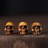 Estilo tibetano contraflujo talla de hueso calavera colgante accesorio DIY producto semiacabado cuentas Wengwan cuentas budistas pulsera accesorios