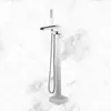 Cuerpo Principal de Cobre Puro Estilo Sencillo Casero Cascada de Piso Grifo para Tina Grifo de Cascada de Piso de Flujo Grande