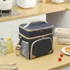 Bolsa Térmica para Marmita com Etiqueta Transfronteiriça, Bolsa para Piquenique ao Ar Livre, Bolsa Térmica com Separação Seco e Molhado para Carro, Bolsa Térmica Portátil para Marmita, Bolsa Impermeável para Marmita