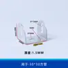 Piezas de Instalación de Barandilla Conexión de Escalera Sujetadores Paquete de Dos Paquete de Tres Asiento de Fijación de Tarjeta Clip en U de Acero Zincado Pieza de Fijación Soporte de Tubo Cuadrado