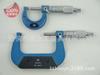 Micrómetro de tornillo de 100 líneas, instrumento de medición de diámetro exterior, 0-25-50-75-100-125 0,01