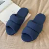 Fábrica de Zapatos Qidan Pantuflas Silenciosas para Mujer, Estilo Japonés Suela Suave para Interiores Algodón-Lino Transpirable Hogar Piso de Madera Pantuflas de Pareja para Hombre