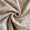 Juego de Ropa de Cama Jacquard de Felpa de Leche Chenilla de Alta Gama de Cuatro Piezas para Otoño e Invierno, Sábana Bajera Gruesa Cálida, Funda Nórdica, Ropa de Cama para Dormitorio Principal 4