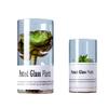 Vaso de Vidro Reto Atacado Transparente Redondo Hidropônico Minimalista Ornamento Arranjo de Flores Estilo Ins Alta Estética Decoração de Interior
