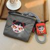 HINEZHA Moda de celebridad de Internet bordado de tendencia bolsa de compras de nailon transfronteriza casual para todo combinar bandolera para ir al trabajo