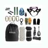 Paquete de operación de escalada, escalada de montaña al aire libre, paquete de escalada de aventura, kit de rescate de escalada contra incendios, piezas auxiliares para prevención de caídas