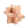 Cerradura Kongming de Mortaja y Espiga de Haya Cerradura Luban Juguete de Ocio para Niños Barril de Vino de Madera Juguete Educativo Transfronterizo para Personas Mayores