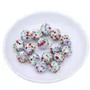Fabricante de Bolas de Argila Shambhala com Furo 10mm Fornece Contas Espaçadoras para Pulseiras DIY Full Diamond Coloridas Atacado