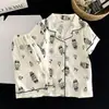 Pijama Infantil 2026 Dibujos Animados Ropa Infantil Nuevo Estilo Niños y Niñas Algodón Nube Niños Grandes Cuello Solapa Conjunto de Ropa para el Hogar Transfronterizo