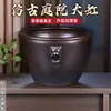 Acuario de Cerámica de Alta Temperatura Jingdezhen, Maceta Grande para Nenúfares, Cuenco para Lotos, Tanque de Agua, Tanque para Tortugas, Macetas de Jardín para Plantas de Palo de Hierro