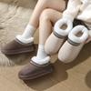 Nuevos Zapatos de Algodón de Encaje Estilo Étnico de Moda Cubiertos de Piel Todo Incluido para Hombres y Mujeres, Pantuflas de Algodón para Interiores y Exteriores para Parejas