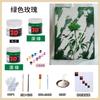 Coração da menina Rosa Tulip estéreo acrílico textura pintura diy pintado à mão acrílico pintura a óleo pintura artesanal pintura decorativa feita à mão