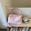 Bolsa de Viagem Transfronteiriça de Curta Distância, Grande Capacidade, Bolsa de Mão para Viagem, Bolsa Leve para Academia, Bolsa de Armazenamento com Estilo Fresco para Mulheres