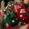 Papai Noel saco de maçã caixa de presente embalagem saco de doces Véspera de Natal alce boneco de neve casal fofo presente de aniversário