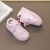 Zapatos de Tabla Nuevos de Primavera y Otoño para Niños, Zapatos Blancos para Niñas, Suela Suave Antideslizantes, Zapatos Deportivos Casuales para Niños, Puntera de Concha, Niños Medianos y Grandes