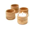 Copo de Aromaterapia Cera Tubo de Bambu Copo de Cera Natural Feito à Mão Fumigação Fragrância Recipiente de Vela de Bambu Copo Vazio
