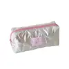 Estuche Brillante con Forma de Estrella Rosa y Femenino para Estudiantes, Bolsa de Almacenamiento de Papelería de Alto Valor, Bolsa Portátil de Almacenamiento para Cosméticos para Salidas