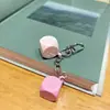 Llavero Creativo de Dados Macaron de Colores Juego de Bar Divertido Colgante Pequeño para Bolsa de Tamiz Regalo Pequeño