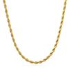 Cadena Twist de Acero Inoxidable en Oro y Plata, Varios Tamaños, Collar de Cadena de Moda Hip-Hop Europea y Americana para Hombres y Mujeres