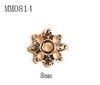 Productos de cobre que conservan el color Plata tibetana oro florero accesorios con cuentas hechos a mano sombrero de flores florero cuentas sueltas material de joyería accesorios