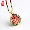 Dinero Fantasma de la Montaña Sihai Longteng Esmalte Combinación de Colores Exquisita Aumento de Grosor Artesanía de Dinero Fantasma de Montaña Colgante Pequeño Joyería DIY