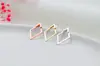 Aretes de Diamantes de Doble Capa de Diseño de Venta Caliente Nicho Elegante Elegante Moda Sentido de Alta Gama Aretes Exquisitos para Mujer