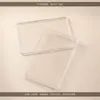Caja Cuadrada Plana de Alta Transparencia Ps, Caja Transparente para Pasteles, Tamaño Grande en Stock para Venta al por Mayor, Moldeo por Inyección, Personalizable con Logo para Ventas Transfronterizas