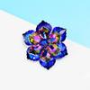 Nuevo pin de flor de cristal de moda ramillete hecho a mano accesorios para ropa de mujer boda multicolor opcional Venta caliente AliExpress