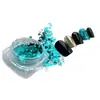 Decoraciones para Uñas de Sirena Azul Lago con Lentejuelas, Popular en Internet Venta Caliente Hexagonales Tamaños Mixtos Brillo para Uñas Coreano