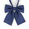 Pajarita de Color Sólido con Puntiagudos y Acentos de Plumas, Accesorios Jk, Pajarita Estilo Japonés para Estudiante Mujer, Pajarita Grande con Cordón, Estilo Uniforme Escolar
