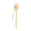 Cuchara de Café y Tenedor Integrados de Acero Inoxidable 304 de Alto Valor Cuchara para Postre Pastel Cuchara para Ensalada Tenedor para Fruta Venta Directa de Fábrica