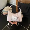 Bolsa Pequeña Simple de Mano para Mujer 2026 Nuevo Estilo Dulce Dibujo Animado Bordado Bolsa de Empanada Bolso Cruzado Casual de Moda