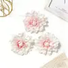 Flores de Dalia Simuladas de 7.5 cm Multicapa Accesorios DIY para Sombreros Accesorios para Ropa Decoración de Fondo para Pared de Flores de Boda