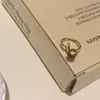 Anillo de Lujo Ligero Retro de Ojo de Tigre y Turquesa para Mujer, Diseño Único, Estilo Distintivo, Anillo de Moda Tendencia