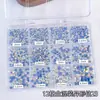 12 Rejillas de Accesorios para Arte de Uñas, Diamantes con Forma Especial, Pedrería Colorida de Fondo Plano, Diamantes Asimétricos de Resina Transparente, Diamantes Mixtos para Uñas