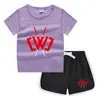 Camiseta de cuello redondo para niños de verano 2023, pantalones cortos, camisa informal coreana, camiseta interior absorbente de sudor para niños