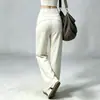 Conjunto de Yoga para Mulheres Calça Ampla Macia e Fluida com Bolsos Cintura Alta Sensação de Pele Nuo Pilates Corrida ao Ar Livre Conjunto de Duas Peças