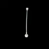 Mangueira de tubo reto de silicone, adaptador de contas PP, bola de gravidade, canudo, tubo de garrafa, acessórios para copos de água infantil, canudo