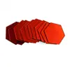 Pegatina de Pared Hexagonal de Espejo de 1 Pieza Transfronteriza Acrílico DIY Autoadhesiva Pegatina de Pared Decoración del Hogar Pegatina de Pared de Fondo