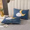 Juego de almohadas individuales con funda extraíble y lavable para el cuello de estudiantes y adultos, juego de almohadas para el cuello, par