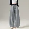 Pantalones de Banana Scythe para Mujer Otoño 2026 Nuevo Ajuste Delgado Caída Pierna Curva Pierna Ancha Casual Pantalones de Chándal