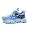 Sapatos de menino 2027 novos sapatos infantis transfronteiriços primavera e outono sapatos respiráveis de malha dupla sapatos esportivos infantis sapatos de corrida para papai atacado