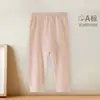 Calças compridas infantis de algodão puro para bebê, calças de bebê menino com entrepernas aberto, calças quentes de outono e inverno para mulheres