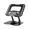 Soporte Metálico para Tableta Etiquetable Transfronterizo, Giratorio, Plegable, Hueco, Disipador de Calor, Soporte para Teléfono para Transmisión en Vivo, Soporte de Escritorio