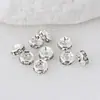 Cuentas Espaciadoras Coloridas Incrustadas con Diamantes de 4-10 mm, Cuentas en Forma de Rueda, Accesorios para Joyería DIY, Cuentas de Anillo de Diamante Hechas a Mano, Cuentas Espaciadoras, Cuentas de Rueda