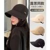 Sombrero de Sol de Ala Completa, Mismo Estilo que Ruth, Sombrero de Equitación con Protección Solar para Primavera y Otoño para Mujer, Adelgazante de Rostro, Gorra de Béisbol de Ala Ancha, Versátil