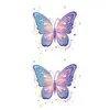 Pegatinas de Tatuajes Coloridas de Dibujos Animados para Mujeres y Hombres, Impermeables y de Larga Duración, Lazos Coloridos Pintados a Mano, Brazos de Gama Alta, Lindos y Frescos