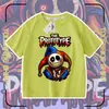 Camisetas de Manga Curta de Verão do Protótipo de Poppy Playtime para Meninos e Meninas, Tops Infantis