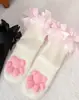 Meias com Almofada de Patinha de Gato 3D Venda Quente Transfronteiriça Lolita Cosplay Anime Meias de Patinha de Gato Meias Longas Femininas Atacado