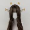 Una generación de simulación de cabello diadema de orejas de cordero cosplay modelado KC diadema de orejas de oveja lindos accesorios para el cabello